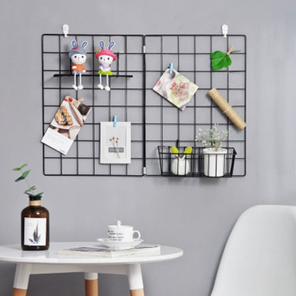 Home Wall Decoration Iron Grid Décor DIY Hanging Rack