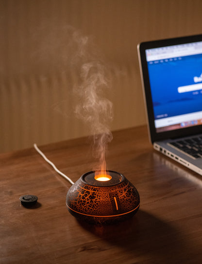 Lava Flame Air Humidifier Aroma diffuser Essential Oil Fragrance Diffusers Mist Sprayer usb type c