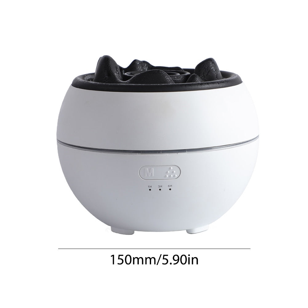 Flame Volcano Humidifier USB Plug-in Volcano Aromatherapy Sprayer Ultrasonic