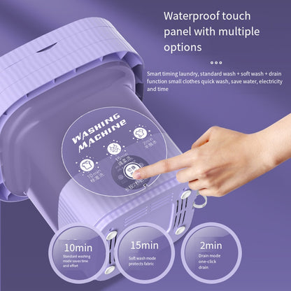 Mini Folding Portable Washing Machines with Centrifuge Dryer for Clothes Tourist Travel Home Sock Bra Small Underwear Washer